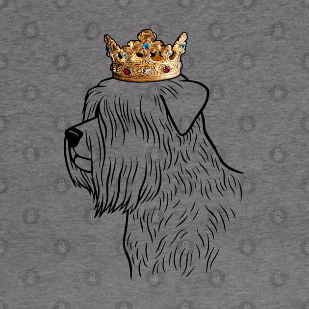 Soft Coated Wheaten Terrier Dog King Queen Wearing Crown by millersye